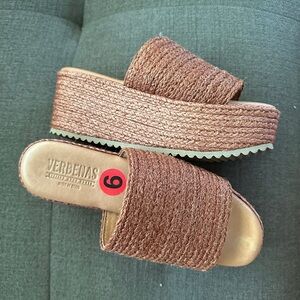 Verbenas Wedge Jute Platform Sandal